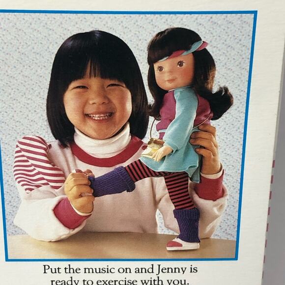 Vintage 1984 Fisher-Price My Friend Jenny Doll - Purple and Teal - Picture 6 of 8